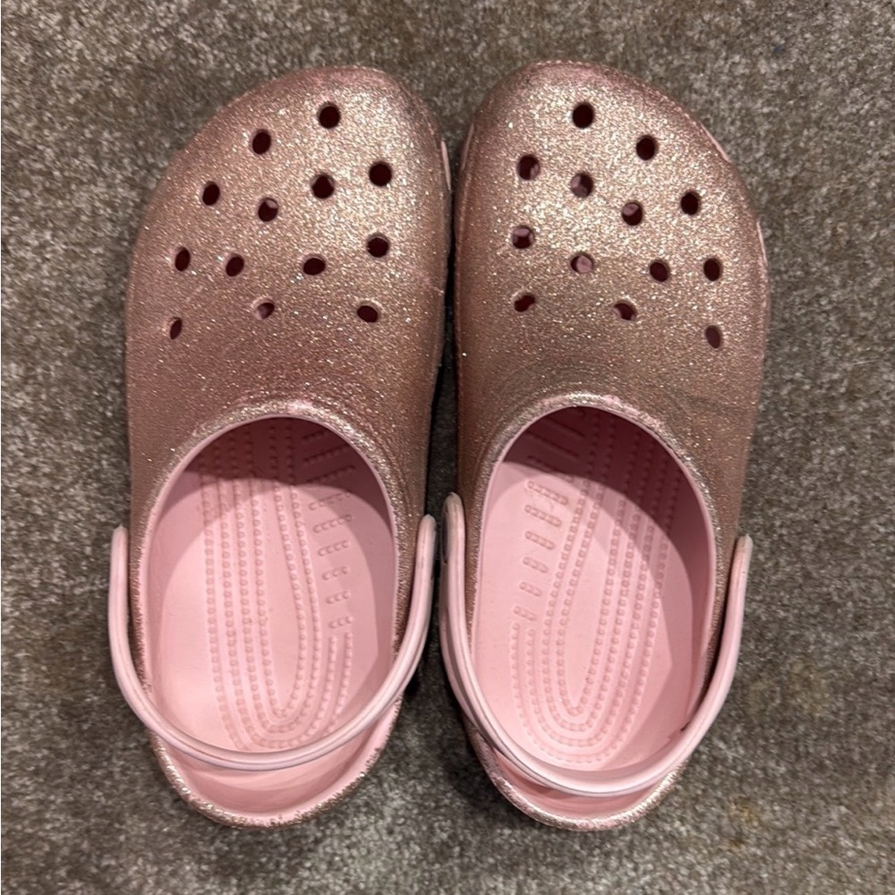 Kids Crocs Classic Glitter Clog - Picture 1 of 6